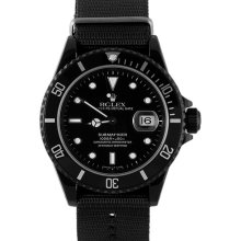 Rolex Black Submariner PVD Black Nato Strap