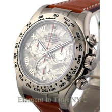 Rolex Daytona 18k White Gold Meteorite Dial