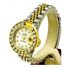 Rolex Ladies Datejust 1.5ct Happy Set Diamond Bezel - 2-Tone Pre-Owned