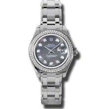 Rolex Lady Pearlmaster 80339 DKMD Watch