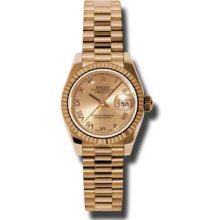 Rolex Lady Rose Gold President 179175 chrp Watch
