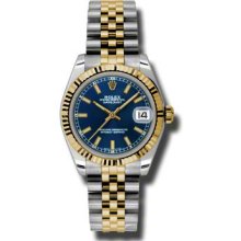Rolex Oyster Perpetual Datejust 178273 blij Women's Watch