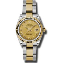 Rolex Oyster Perpetual Datejust 178273 chro Women's Watch