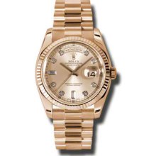 Rolex Oyster Perpetual Day-Date 118235 CHDP MEN'S WATCH