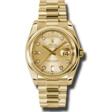 Rolex Oyster Perpetual Day-Date 118208 CHDP MEN'S WATCH