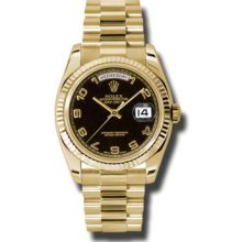 Rolex Oyster Perpetual Day-Date 118238 BKAP MEN'S WATCH