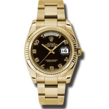 Rolex Oyster Perpetual Day-Date 118238 BKAO MEN'S WATCH
