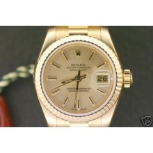 Rolex President Ladies 179178 18k Gold Box Warranty Card Year 2013