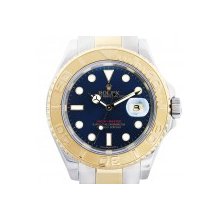 Rolex Yachtmaster 16623 Two Tone Blue Dial Mens Watch