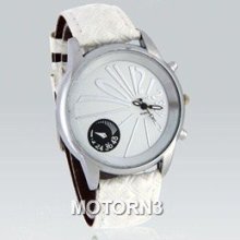 RSOLI Individual Figure Design Unisex Analog Watch (White)