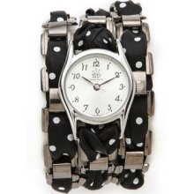 Sara Designs Polka Dot Wrap Watch