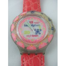 Sdn900 Swatch - 96 Scuba Pink Pleasure Loomi Hands Glow