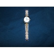 Seiko Ladies 2 Tone Stainless Steel Bracelet Style Watch With Japanese Movement