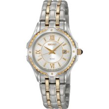 Seiko Ladies Two Tone Stainless Steel White Dial Le Grand Sport Watch