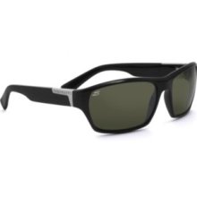 Serengeti Sunglasses Sport Classics: Gio / Frame: Shiny Black Lens: 555nm Polarized