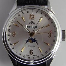 Shanghai Multifunctional Moonphase S506-5-12 Automatic Mechanical Watch