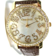 Smart Chocolate Strap Women Mens Classy Watch Fag20