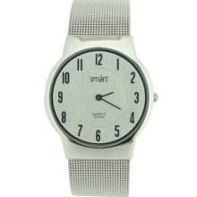 Smart Gents Watch With Silver Colour Analogue Dial