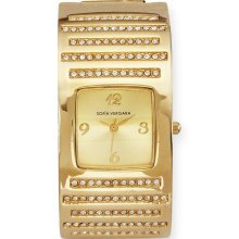 Sofia by Sofia Vergara Women s Watch Gold Sequin Glitz Bangle - M Z