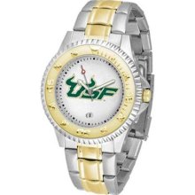 South Florida Bulls USF NCAA Mens Stainless 23Kt Watch ...
