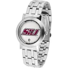 Southern Illinois Salukis SIU NCAA Mens Stainless Dynasty Watch ...