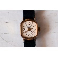 Soviet watch Russian watch Women watch Mechanical watch women's wrist gold plated watch Retro 