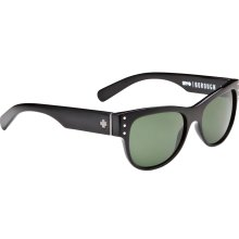 Spy Borough Sunglasses Black/Grey Green Lens - Men's