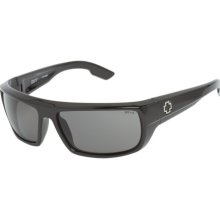 Spy Bounty ANSI Z87.7 Certified Sunglasses - Polarized Black/Grey Polarized, One Size