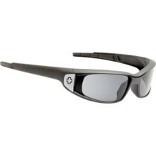 Spy Mach II Shiny Black Grey Sunglasses - Black Gloss regular