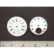 Steampunk Art Supplies Antique Porcelain white wristwatch pocket watch face dials circa 1870 to 1920 Vintage watch clock parts jewelry 1316