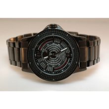 Super Techno 0.10ctw Mens Diamond Watch M6054