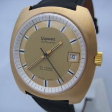 Swiss Made Automatic Big Gigandet Watch 1960'