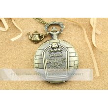The Nightmare Before Christmas antique pocket watch necklace with mens jewellery