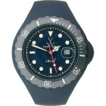 Toy Watch Atch Dark Blue Jelly Thorn Unisex Watch Jtb19Db