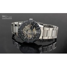 Transparent Luxury Men Automatic Wrist Watches Mens Mechanical Movem