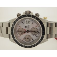 Tudor by Rolex Mens SS Prince Date Chronograph.