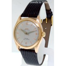 Tudor Mens Vintage Oyster Prince Automatic 18k Rose Gold Jewels In Time