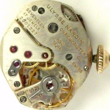 Ulysse Nardin Complete Running Wristwatch Movement - Spare Parts / Repair