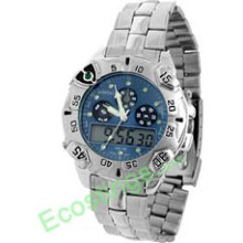 Unique Multifunction Metal Band Digital Clock Quartz Wrist Watch