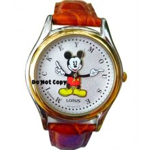 Unisex Disney Lorus Mickey Mouse Watch HTF