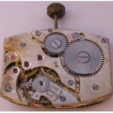 Used Vintage Rectangle Eta 717 .. Watch Movement For Part Or Project ..