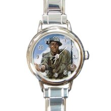 Usmc Marines Vintage Ad Watch Italian Charm Round Womens Jewelry 1739