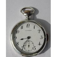 Utmost Silver Open Face Quarter Repeater Pocket Watch