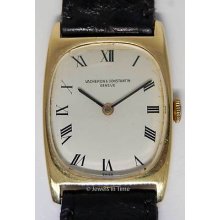 Vacheron & Constantin Vintage Mens 18k Yellow Gold Watch Jewels In Time