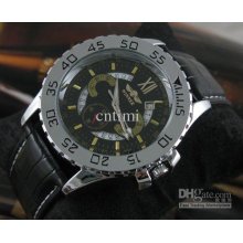 Vegan Fashion Designer Auto Mechanical Unusual Day Mens Watch