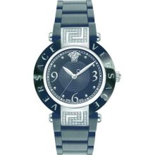 Versace Women's 92QCS91D008 S009 Rave Black Ceramic Stainless-Ste ...