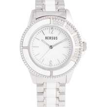 VERSUS by Versace 'Tokyo' Crystal Accent Bracelet Watch, 42mm