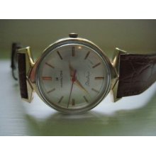 Vintage 10k Gold Filled Hamilton Electric Wrist Watch