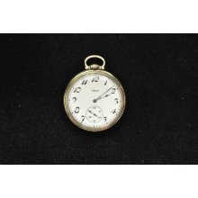 Vintage 12 Size Elgin Pocket Watch Grade 303 Keeping Time!!!