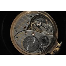 Vintage 16 Size Elgin 21 J B.W Raymond Pocket Watch Running For Repairs